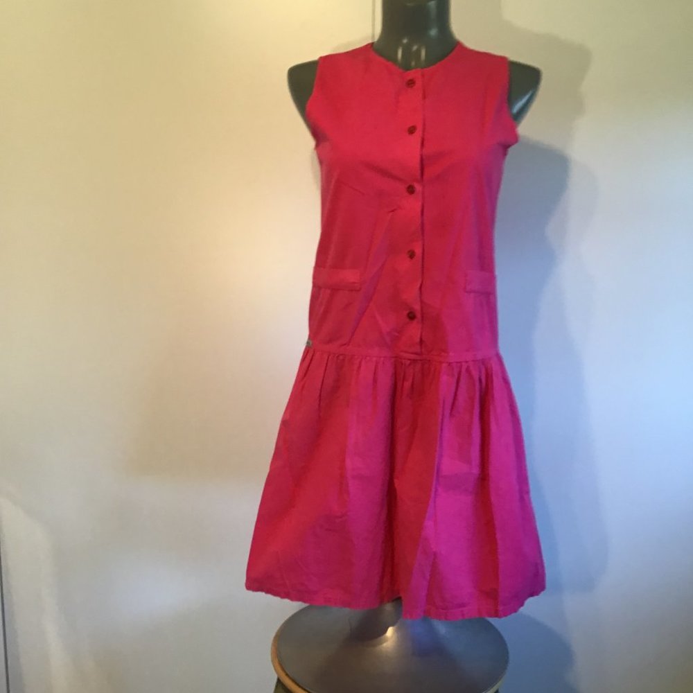 Vintage Hollywood Jeans Dropped Waist Midi Sundress  Size 14